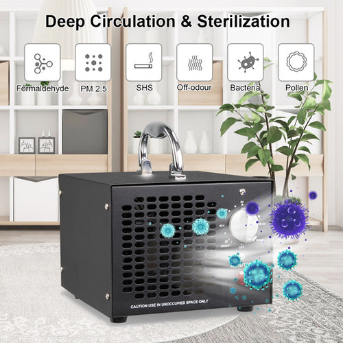 Commercial Home 5000mg/h Air Ozone Generator & Air Purifier with Timer